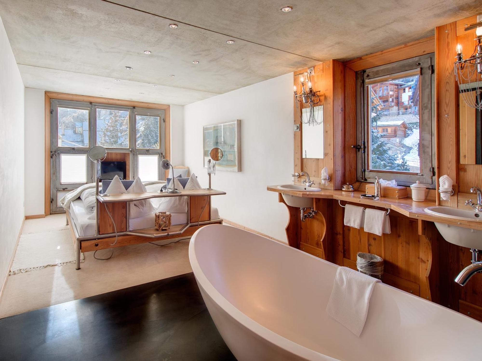 Backstage Hotel Serviced Apartments Zermatt Esterno foto
